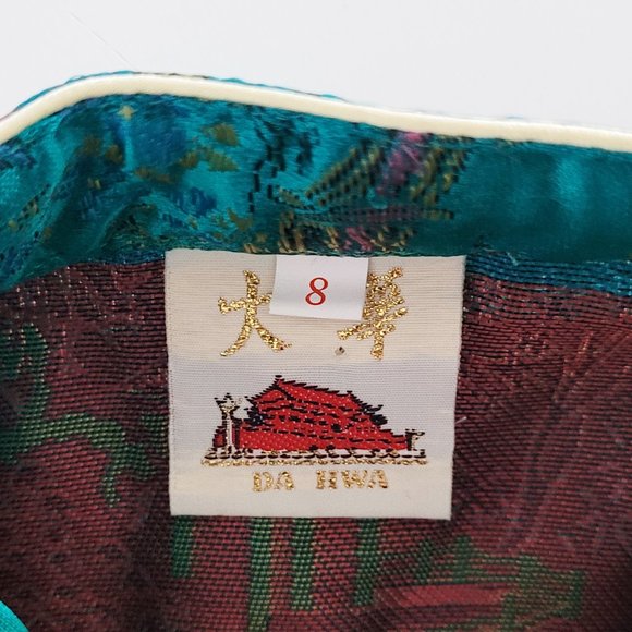 Vintage Children Traditional Chinese Pyjama Shirt and Pants Set - Size Youth 8 - Picture 6 of 14